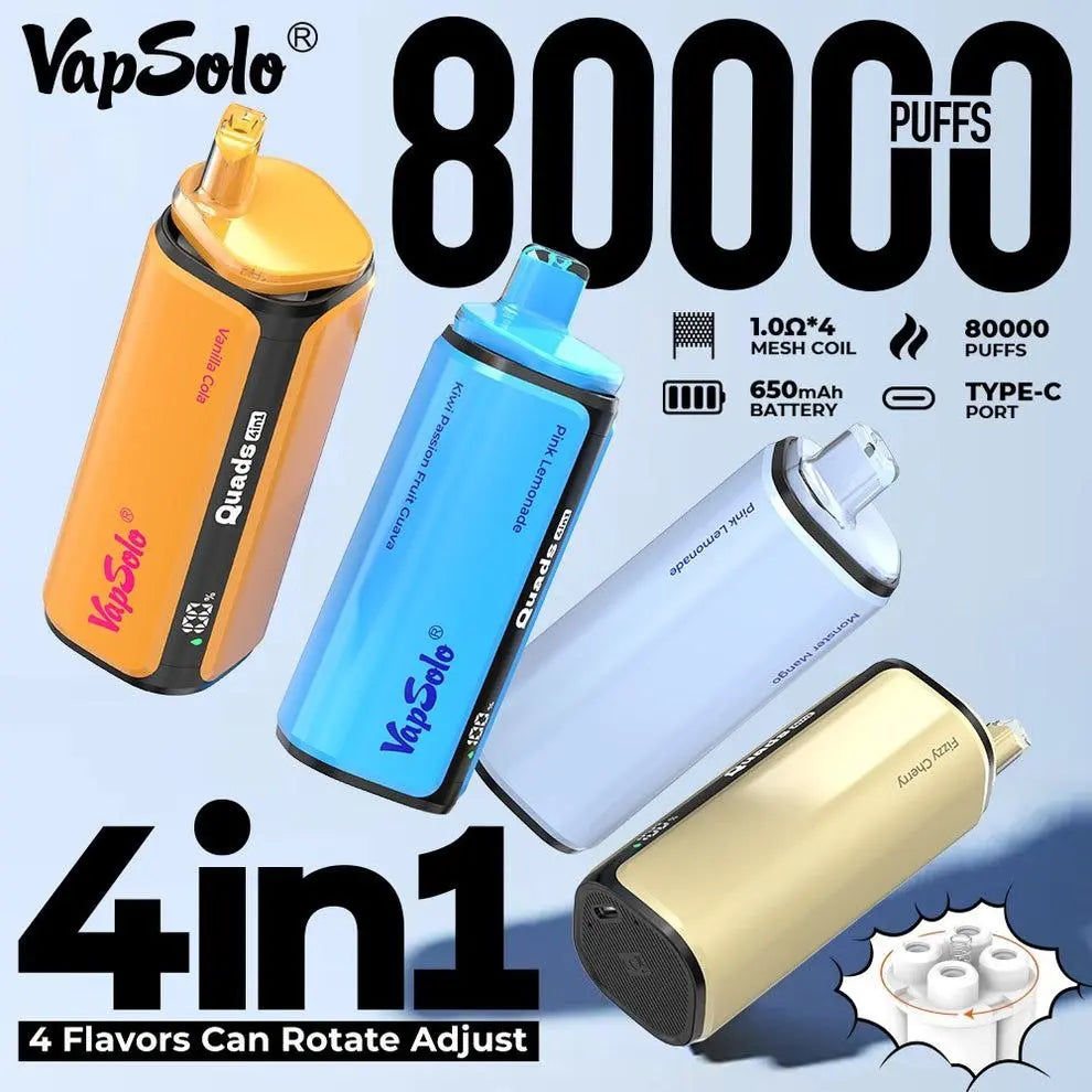 VAPSOLO QUADS 80K 4 IN 1
